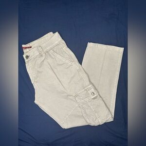 Men’s Beige Cargo Pants – Casual Utility Style with Multi Pockets